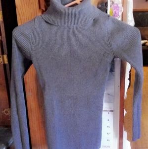 Basic Editions gray turtle neck sweater
